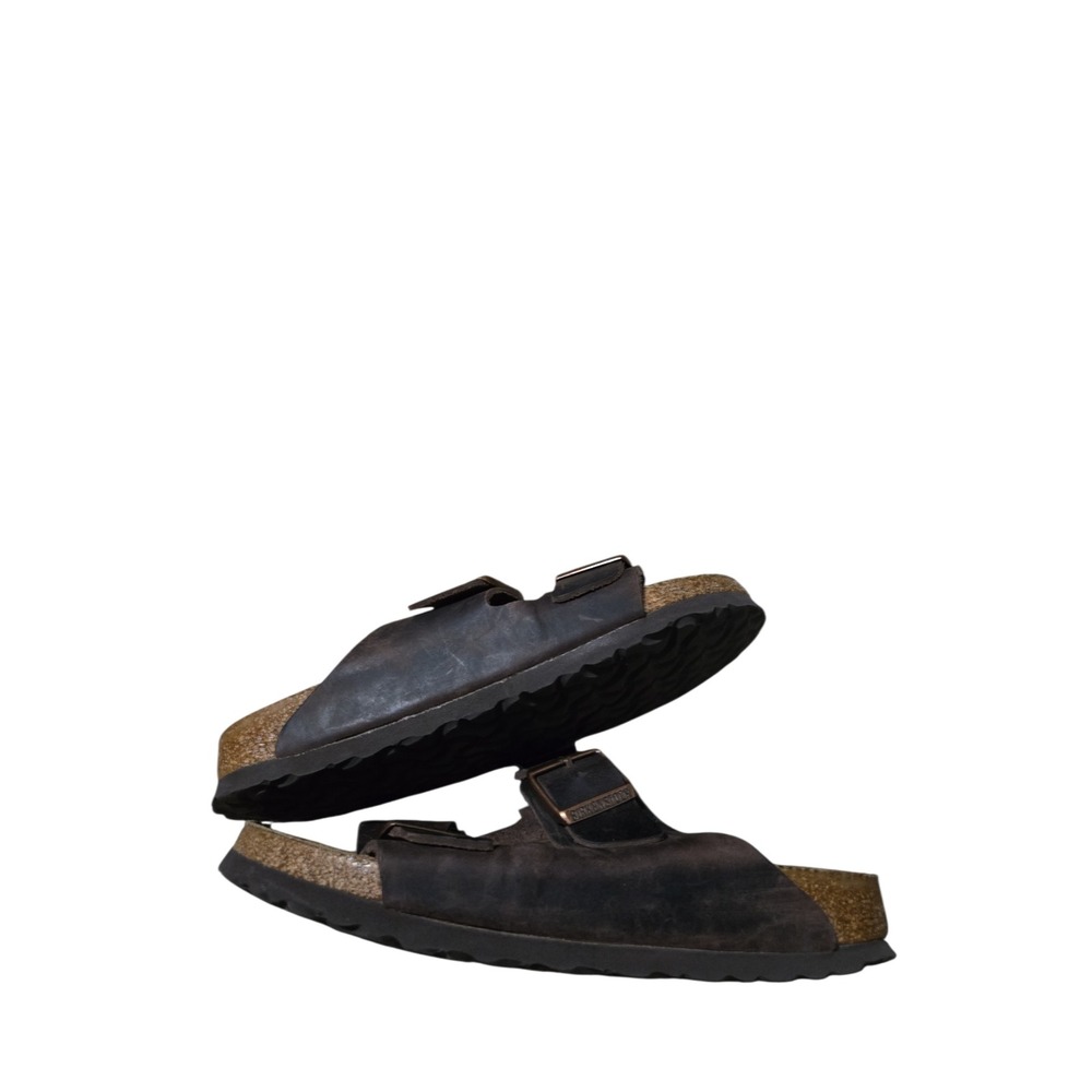 Birkenstock Arizona Oiled Leather Sandals Tobacco Brown EU 39 Buckle - Picture 10 of 13